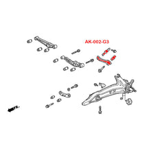 Load image into Gallery viewer, Rev9 Camber Kit Honda Del Sol (1993-1997) Black or Red Adjustable Rear Camber Arms - Red Alternate Image