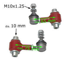 Load image into Gallery viewer, Godspeed Sway Bar End Links VW Jetta (2006 -2026) Rear Adjustable with Spherical Bearings Alternate Image
