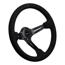 Load image into Gallery viewer, DND Alcantara Race Steering Wheel (75mm deep, 350mm) 6 bolt Black / Purple / Blue / Red / Gray / Tan Alternate Image