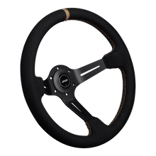Load image into Gallery viewer, DND Alcantara Race Steering Wheel (75mm deep, 350mm) 6 bolt Black / Purple / Blue / Red / Gray / Tan Alternate Image