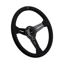 Load image into Gallery viewer, DND Alcantara Race Wheel (30mm deep, 330mm) 6 bolt Purple / Red / Gray / Black Alternate Image