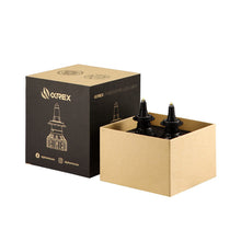 Load image into Gallery viewer, AlphaRex LED Light Bulbs Panoramic Black &amp; Gold Ammo - 9006 /  H7 / H11 Alternate Image
