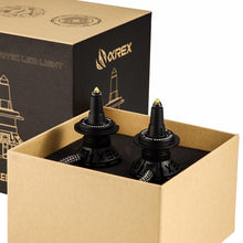 Load image into Gallery viewer, AlphaRex LED Light Bulbs Panoramic Black &amp; Gold Ammo - 9006 /  H7 / H11 Alternate Image