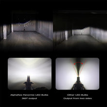 Load image into Gallery viewer, AlphaRex LED Light Bulbs Panoramic Black &amp; Gold Ammo - 9006 /  H7 / H11 Alternate Image
