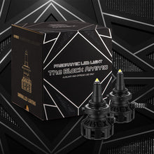 Load image into Gallery viewer, AlphaRex LED Light Bulbs Panoramic Black &amp; Gold Ammo - 9006 /  H7 / H11 Alternate Image