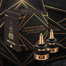 Load image into Gallery viewer, AlphaRex LED Light Bulbs Panoramic Black &amp; Gold Ammo - 9006 /  H7 / H11 Alternate Image