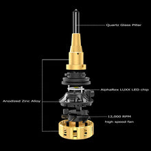 Load image into Gallery viewer, AlphaRex LED Light Bulbs Panoramic Black &amp; Gold Ammo - 9006 /  H7 / H11 Alternate Image