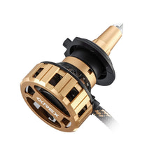 Load image into Gallery viewer, AlphaRex LED Light Bulbs Panoramic Black &amp; Gold Ammo - 9006 /  H7 / H11 Alternate Image