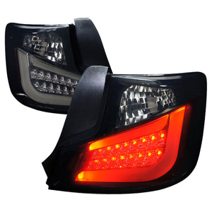 Spec-D Tail Lights Scion tC (2011-2012-2013) LED Light Bar - Black / Smoked