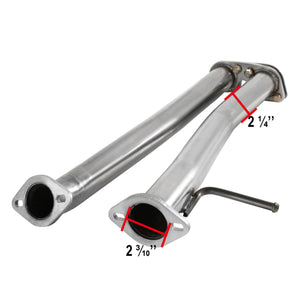 Spec-D Tuning Exhaust Infiniti G35 Coupe (03-07) Dual Muffler Polished or Blue Burnt Tips