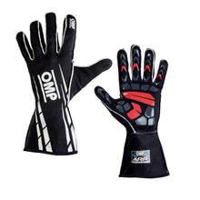 Load image into Gallery viewer, OMP Advance Rainproof (ARP) Karting Gloves - Black w/ Multiple Size Options - XX-Small Alternate Image