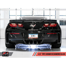 Load image into Gallery viewer, AWE Exhaust Corvette C7 (2015-2019) Axleback w/ 4.5” Quad Tips Track or Touring - Track / 4.5” Chrome Tips Alternate Image