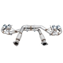Load image into Gallery viewer, AWE Exhaust Corvette C8 Stingray &amp; E-Ray (2020-2025) Catback w/ 4.5” Quad Tips Track or Touring - Track / Chrome Silver Tips Alternate Image