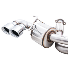 Load image into Gallery viewer, AWE Exhaust Corvette C8 Stingray &amp; E-Ray (2020-2025) Catback w/ 4.5” Quad Tips Track or Touring - Track / Chrome Silver Tips Alternate Image