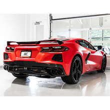 Load image into Gallery viewer, AWE Exhaust Corvette C8 Stingray &amp; E-Ray (2020-2025) Catback w/ 4.5” Quad Tips Track or Touring - Track / Chrome Silver Tips Alternate Image