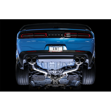 Load image into Gallery viewer, AWE Exhaust Dodge Challenger 392 / Hellcat / Demon 6.2L 6.4L (15-22) Track or Touring Catback w/ 4" Tips - Track / Quad Chrome Silver Tips Alternate Image