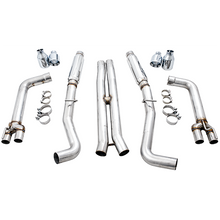 Load image into Gallery viewer, AWE Exhaust Dodge Challenger 392 / Hellcat / Demon 6.2L 6.4L (15-22) Track or Touring Catback w/ 4" Tips - Track / Quad Chrome Silver Tips Alternate Image