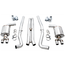 Load image into Gallery viewer, AWE Exhaust Dodge Challenger 392 / Hellcat / Demon 6.2L 6.4L (15-22) Track or Touring Catback w/ 4" Tips - Track / Quad Chrome Silver Tips Alternate Image