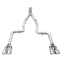 Load image into Gallery viewer, AWE Exhaust Dodge Challenger 392 / Hellcat / Demon 6.2L 6.4L (15-22) Track or Touring Catback w/ 4" Tips - Track / Quad Chrome Silver Tips Alternate Image