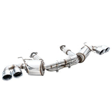 Load image into Gallery viewer, AWE Exhaust Corvette C8 Stingray &amp; E-Ray (2020-2025) Catback w/ 4.5” Quad Tips Track or Touring - Touring / Chrome Silver Tips Alternate Image