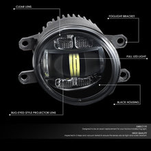 Load image into Gallery viewer, DNA LED Projector Fog Lights for Toyota Matrix (2009-2013) Factory or Bug-Eyed Style - Clear or Smoke Lens Alternate Image