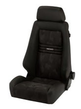 Load image into Gallery viewer, Recaro Specialist S Bucket Seats (Black Gray Beige / Leather / Nardo / Artista) White Logo - Black Nardo/Black Artista Alternate Image