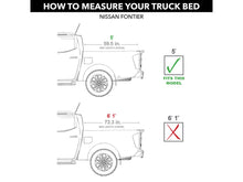 Load image into Gallery viewer, BAK Revolver X4s Tonneau Cover Nissan Frontier 5ft/6.1ft Bed (05-21) [w/ Factory Bed Rail Caps Only] Truck Bed Hard Roll-Up Cover Alternate Image