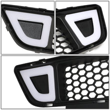 Load image into Gallery viewer, DNA Bumper Grille for Ford Mustang S550 (2015-2020) Front Lower with LED DRL - Honeycomb Mesh or Vertical Fence Style Alternate Image