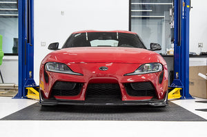 OLM Front Lip Toyota Supra (2020-2022) [V1 MT Style] Carbon Fiber