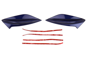 OLM Spoiler Side Fins Subaru WRX / WRX STi (15-20) [STI Style] Multiple Finish Options