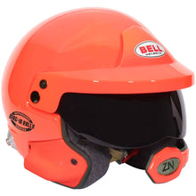 Load image into Gallery viewer, Bell Racing MAG-10 Rally Pro Helmet [FIA8859-2015 &amp; SNELL SA2020] White or Offshore Orange Finish - Offshore Orange / 55(6 7/8) Alternate Image