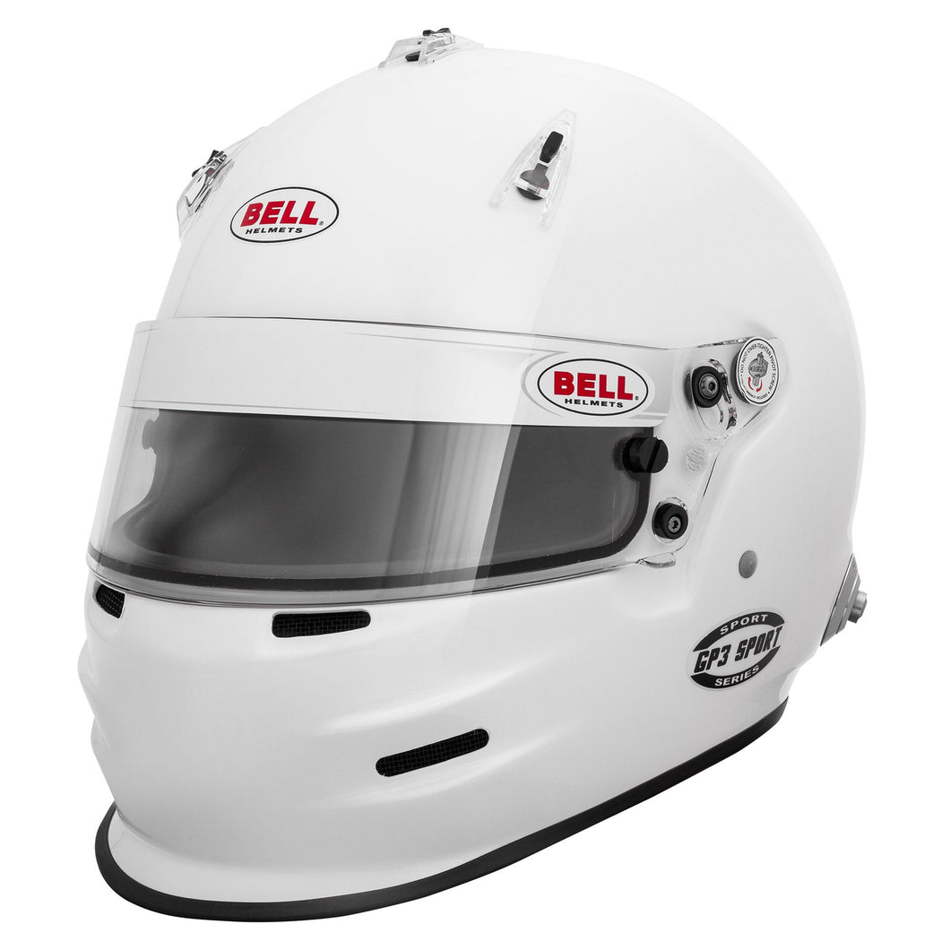 Bell Racing GP3 Sport Helmet [Snell SA2020 & FIA8859-2015] Black or White Finish