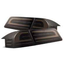 Load image into Gallery viewer, AlphaRex LED Tail Lights Tesla Model S (12-21) LUXX Series - Jet Black/Black Smoke/Black Red - Black Smoked Alternate Image