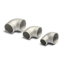 Load image into Gallery viewer, BOOST Products cast aluminum 90 degree tight-radius reducer elbow for turbocharger and intercooler piping Alternate Image