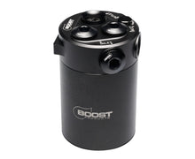 Load image into Gallery viewer, BOOST Products DCV800 matte black 0.8 liter high-performance oil catch can kit with -12 AN ports CC-OIL-02 Alternate Image