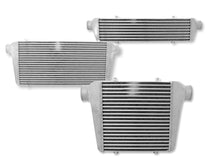 Load image into Gallery viewer, BOOST Products universal front mount air-to-air intercooler with aluminum end tanks for 300 to 1000 HP custom turbo builds Alternate Image