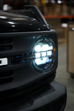 Load image into Gallery viewer, Attica 4x4 LED Headlights For Ford Bronco (2021-2026) With Switchback Sequential Turn Signals - Sol or Apex Series - Sol Series (Crushed Glass Halo Look) Alternate Image