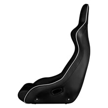 Load image into Gallery viewer, BRAUM Venom-X Fixed Back Bucket Seat [Black Diamond] White or Red Stitching - White Stitching Alternate Image