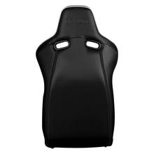 Load image into Gallery viewer, BRAUM Venom-X Fixed Back Bucket Seat [Black Diamond] White or Red Stitching - White Stitching Alternate Image