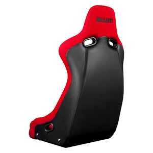 BRAUM Venom-R Fixed Back Bucket Seat [Carbon Fiber] Black or Red Cloth