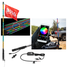Load image into Gallery viewer, Boss Audio Systems ATV LED Whip Antenna / Chasing RGB Lights / App Control / Weatherproof (IP67) / 24", 48", 72" - 24" Alternate Image