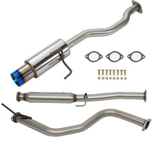 Load image into Gallery viewer, Bull Boost three-inch stainless steel catback exhaust for 1992-1995 Honda Civic EG hatchback Alternate Image