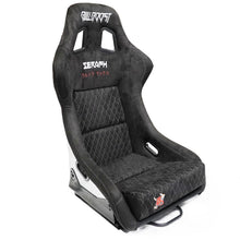 Load image into Gallery viewer, Bull Boost Ultra-Max Seraph adjustable racing bucket seat with slider rails in black finish Alternate Image
