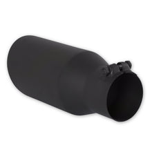 Load image into Gallery viewer, Flowmaster Exhaust Tip (3" Inlet / 4.5" Black Angle Cut / 11" Long) Clamp On - 15406B - Default Title Alternate Image