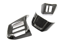 Load image into Gallery viewer, OLM Steering Wheel Covers for Subaru WRX / STI with Manual Transmission (2015) Carbon Fiber OLMSTR-WRX15-B-DCF Alternate Image