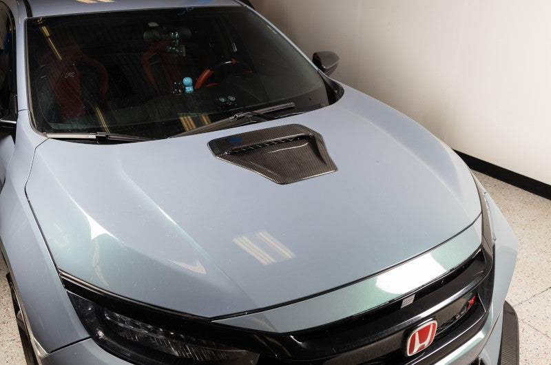 Civic type r carbon online fiber hood scoop