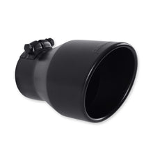 Load image into Gallery viewer, Flowmaster Exhaust Tip (3" Inlet / 4.5" Black Angle Cut / 7" Long) Clamp On - 15406B Alternate Image