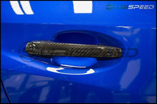 Load image into Gallery viewer, OLM Door Handle Covers for Subaru WRX / WRX STI (15-21) Forester (14-18) Crosstrek (13-17) S-line Series Dry Carbon Fiber OLMDHC-WRX14-1-DCF Alternate Image