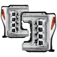 Load image into Gallery viewer, Spyder LED Projectile Headlights Ford F250/F350/F450 Super Duty (17-19 ) Halogen Model [Apex  Series - Sequential LED Turn Signal] Black or Chrome Alternate Image