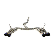 Load image into Gallery viewer, Invidia R400 Gemini Exhaust Subaru WRX (22-25) Catback w/ Quad Polished / Titanium Burnt Blue / Black Tips - Polished Alternate Image